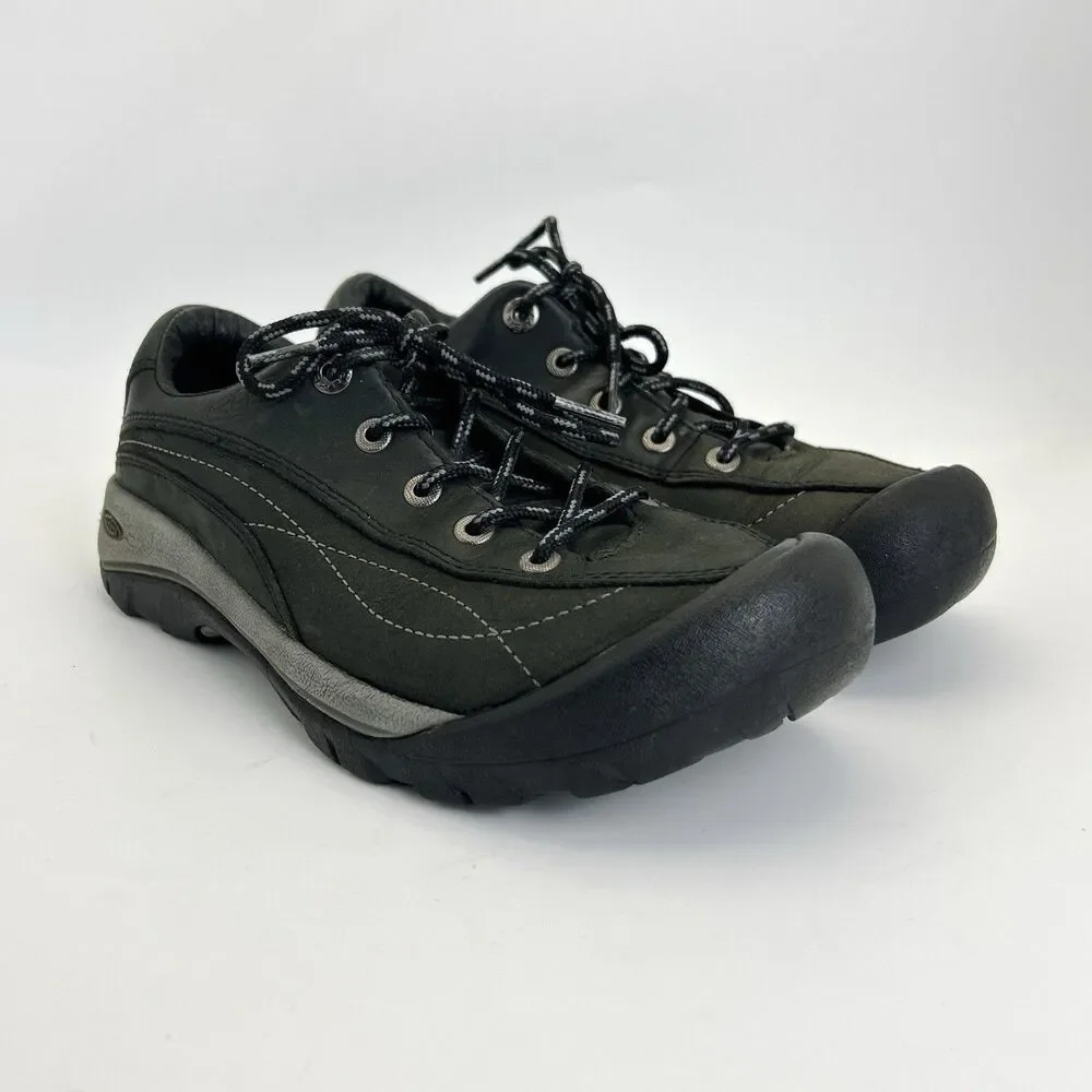 Keen Toyah Hiking Shoes Women’s Size 7.5 Black Leather Trail Walking Outdoors